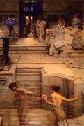 Sir Lawrence Alma-Tadema,OM.RA,RWS A Favourite Custom china oil painting reproduction